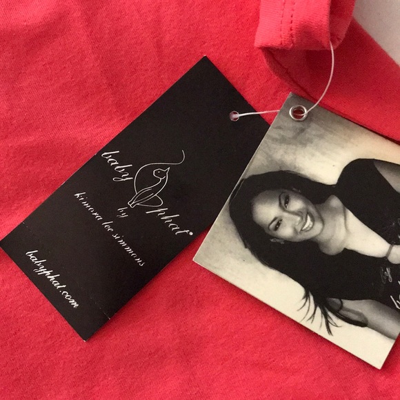 Baby Phat M pink short Tee with tags - Picture 2 of 4